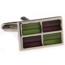 Mansetinööbid - roheline ja lilla